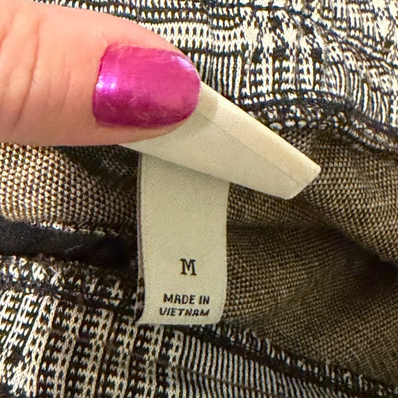 a new day Gray Plaid Drawstring Women’s Pants - Picture 6 of 7